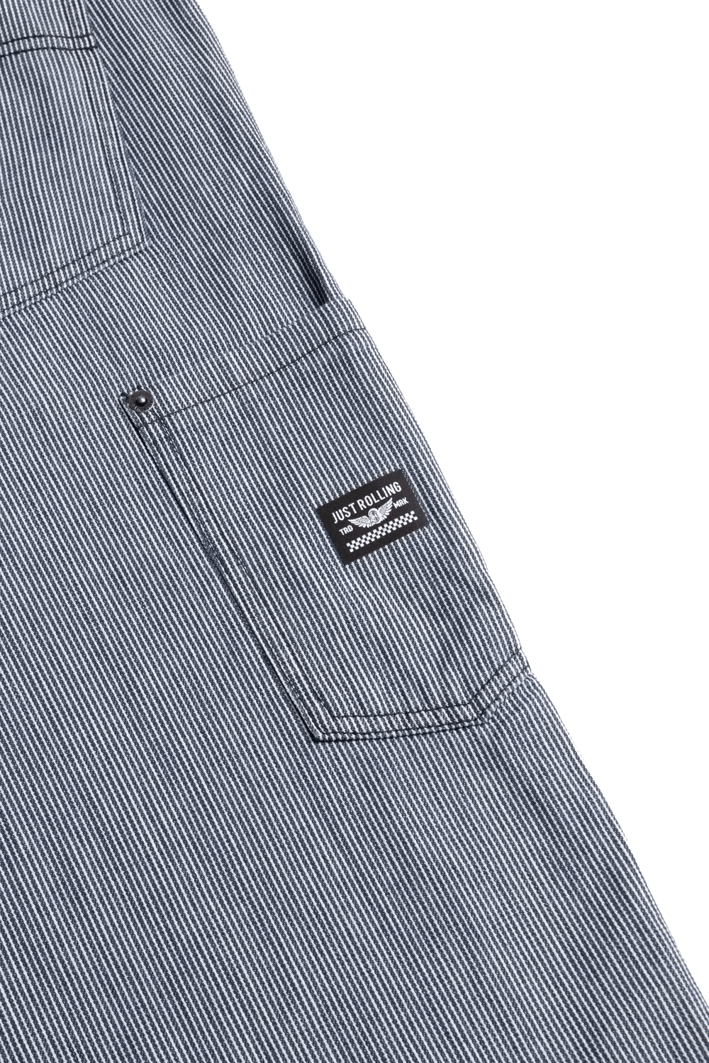 Calça Work Listrada Denim Blue