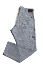 Calça Work Listrada Denim Blue