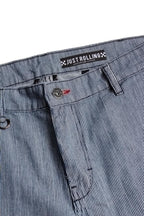 Calça Work Listrada Denim Blue