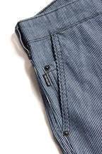 Calça Work Listrada Denim Blue