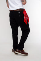 Calça Sarja Fatigue Black