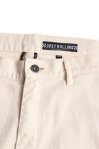 Calça Sarja Double Knee Off White