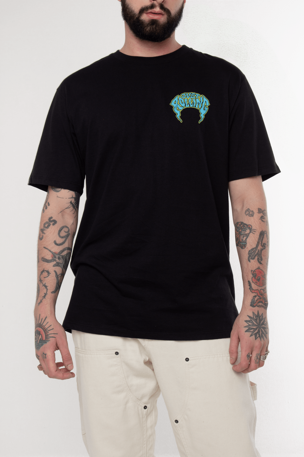 Camiseta masculina manga curta “Netuno" – modelagem tradicional