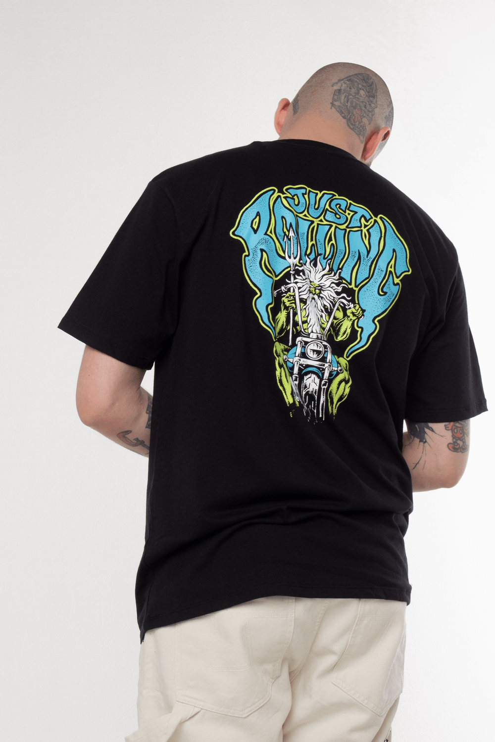 Camiseta masculina manga curta “Netuno" – modelagem tradicional