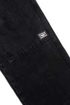 Calça Jeans Double Knee Black
