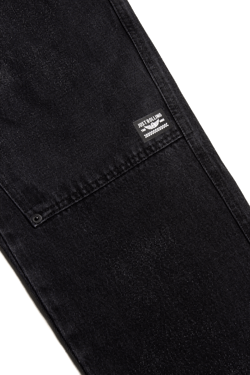 Calça Jeans Double Knee Black