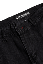 Calça Jeans Double Knee Black