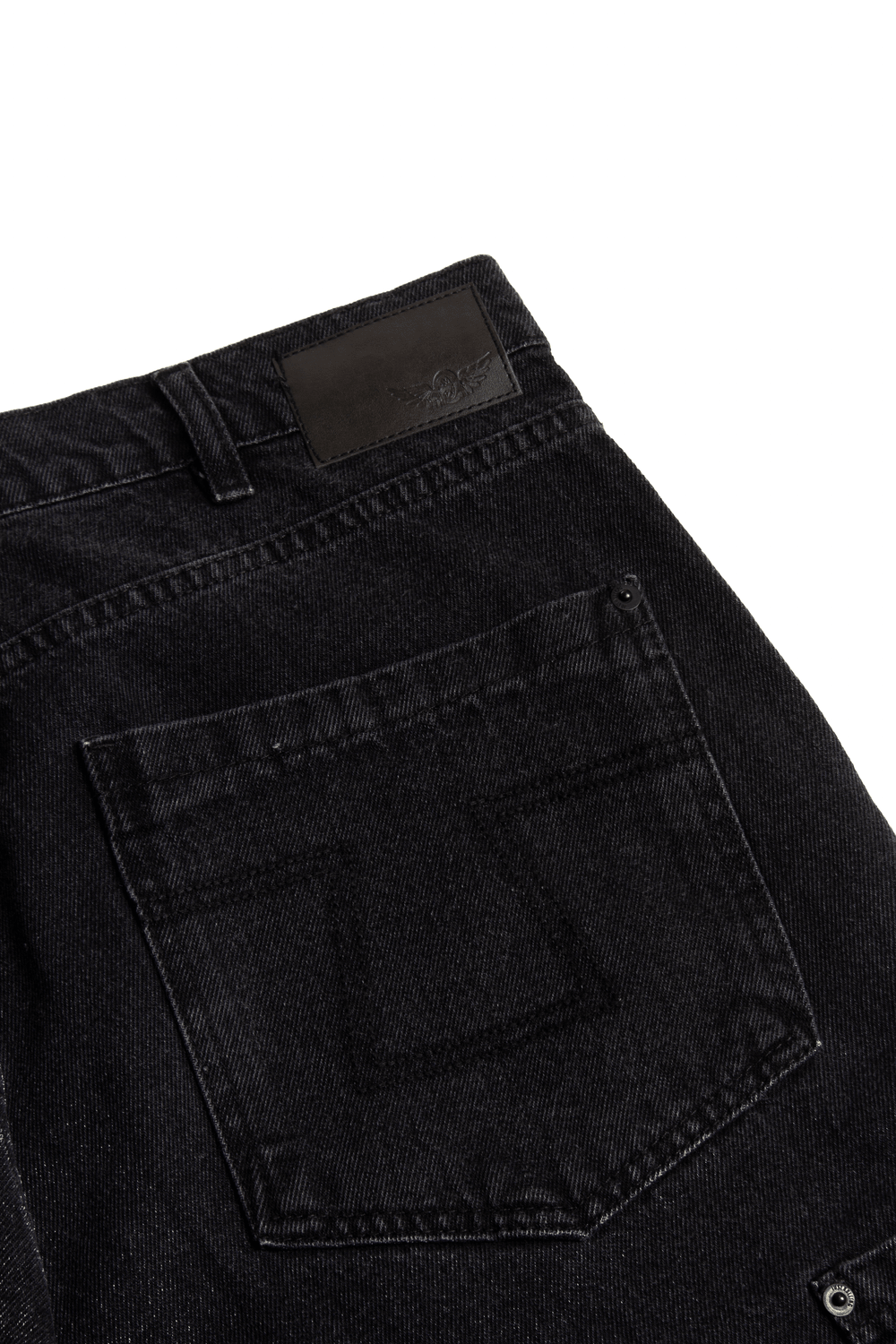 Calça Jeans Double Knee Black