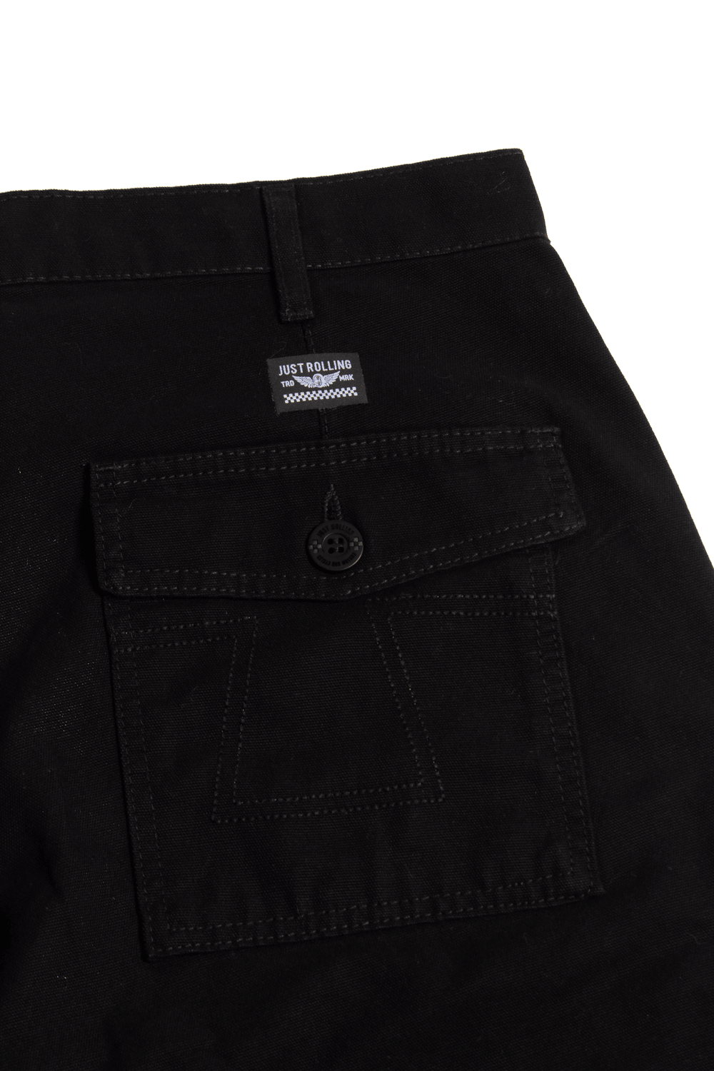 Calça Sarja Fatigue Black