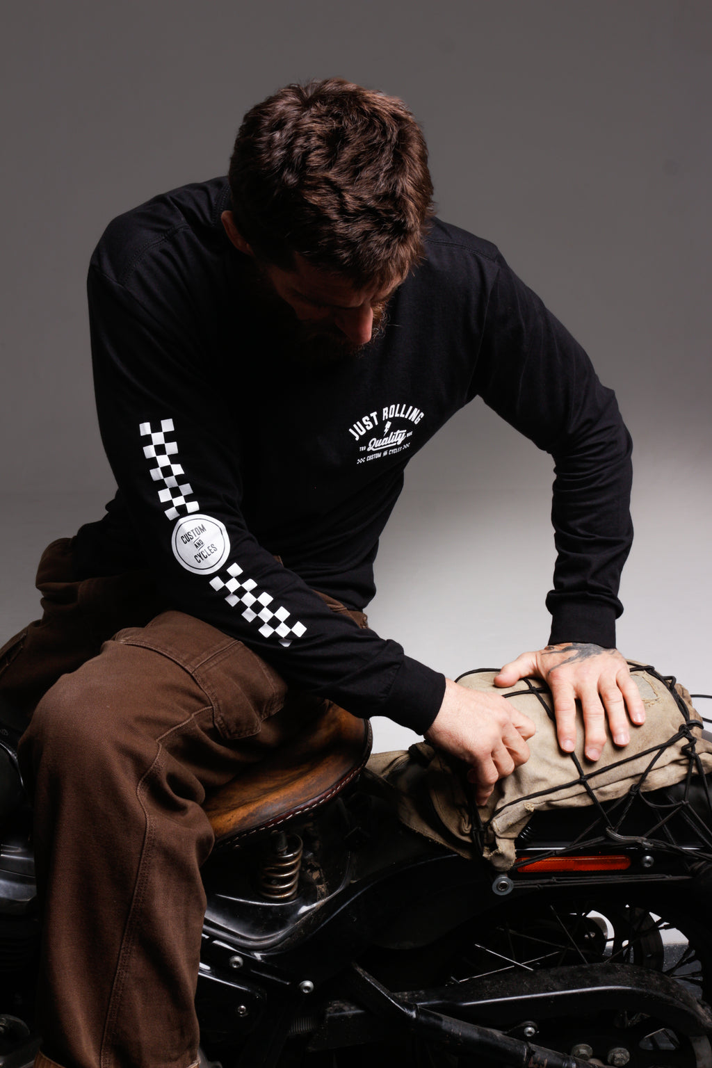 Camiseta masculina manga longa “Quality”