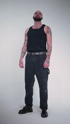 Calça Jeans Double Knee Black